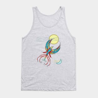 Firebird with Sun and Moon Tank Top